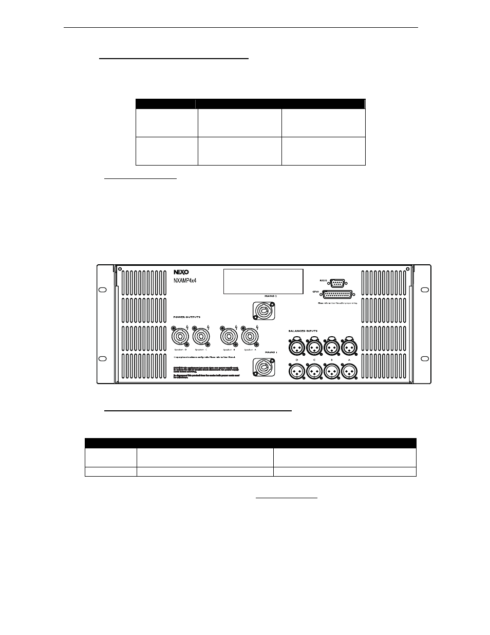 1 nxamp connectors | Nexo 45N Monitor User Manual | Page 13 / 26