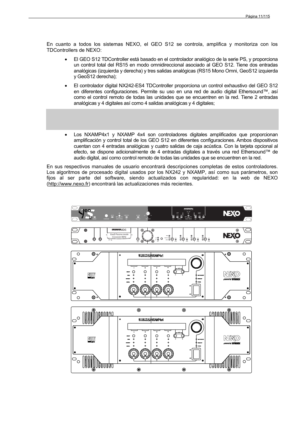 Nexo GEO S12 User Manual | Page 11 / 115