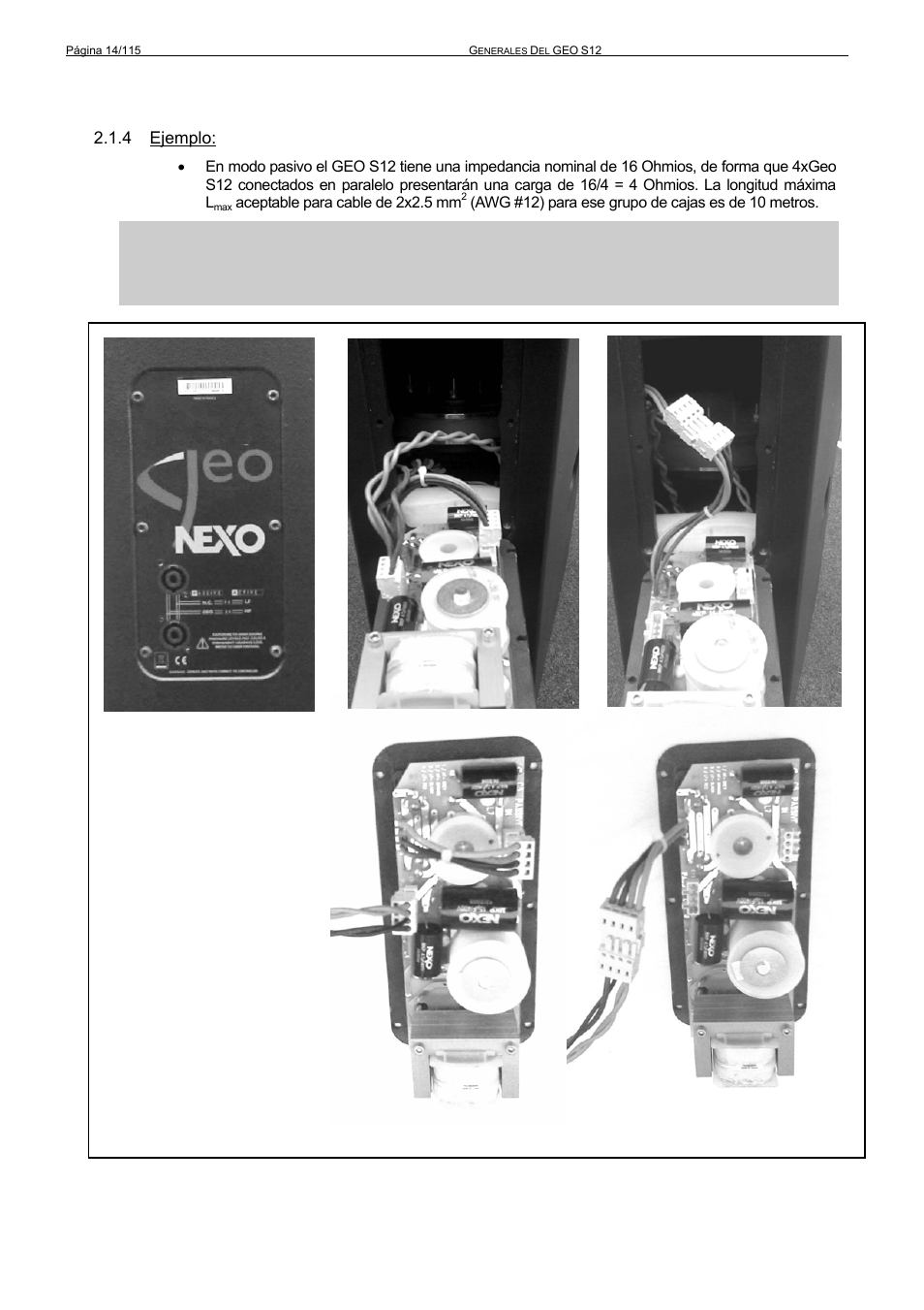 Nexo GEO S12 User Manual | Page 14 / 115