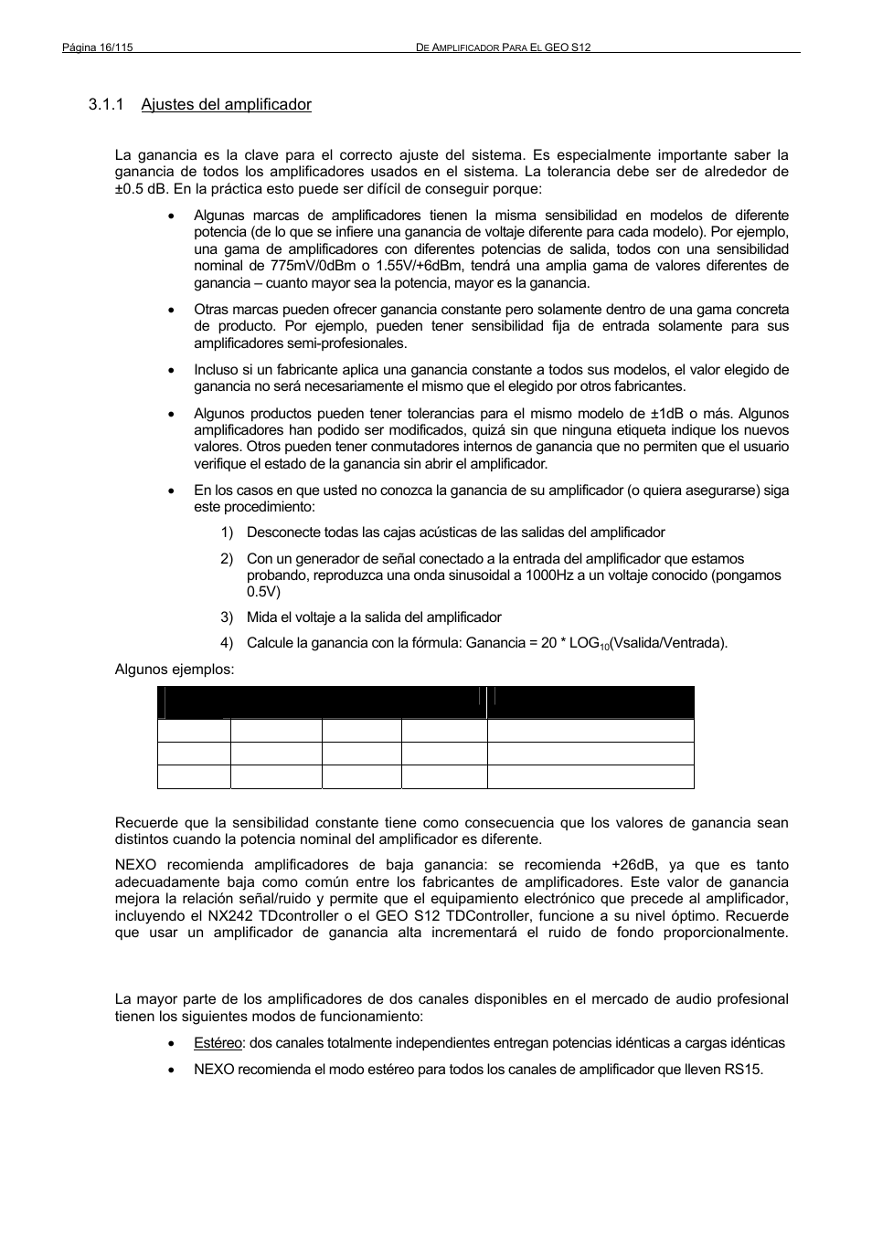 Nexo GEO S12 User Manual | Page 16 / 115
