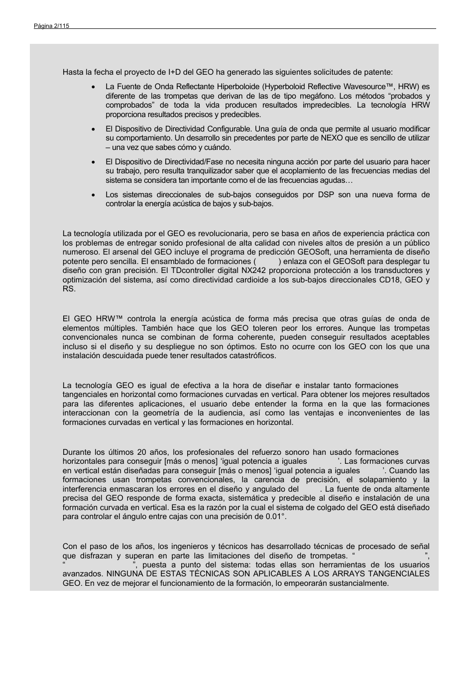Nexo GEO S12 User Manual | Page 2 / 115