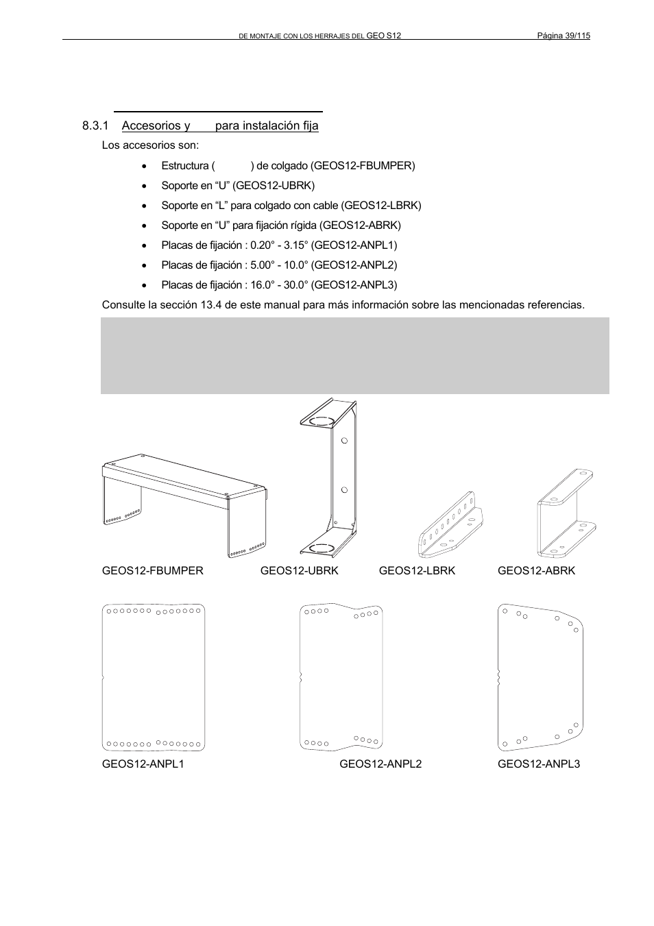 3 el geo s12 en instalaciones fijas | Nexo GEO S12 User Manual | Page 39 / 115