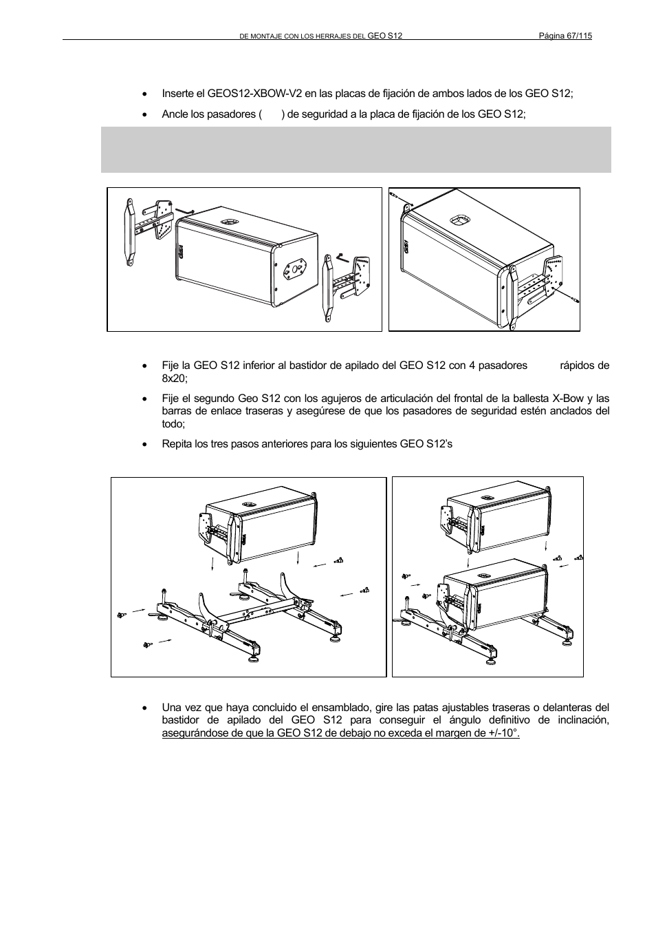Nexo GEO S12 User Manual | Page 67 / 115