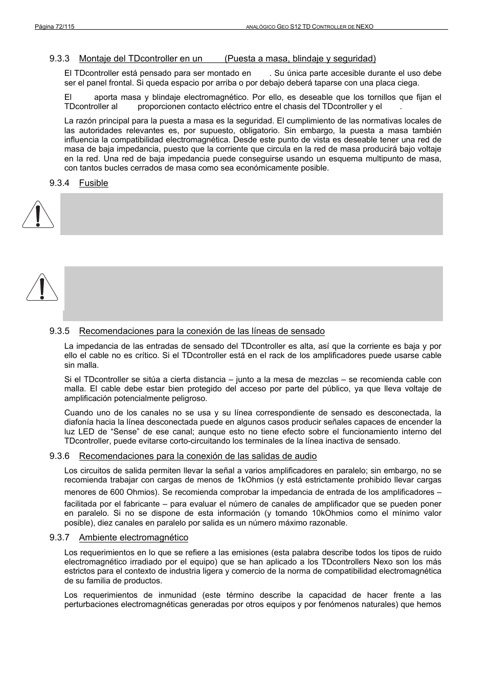 Nexo GEO S12 User Manual | Page 72 / 115
