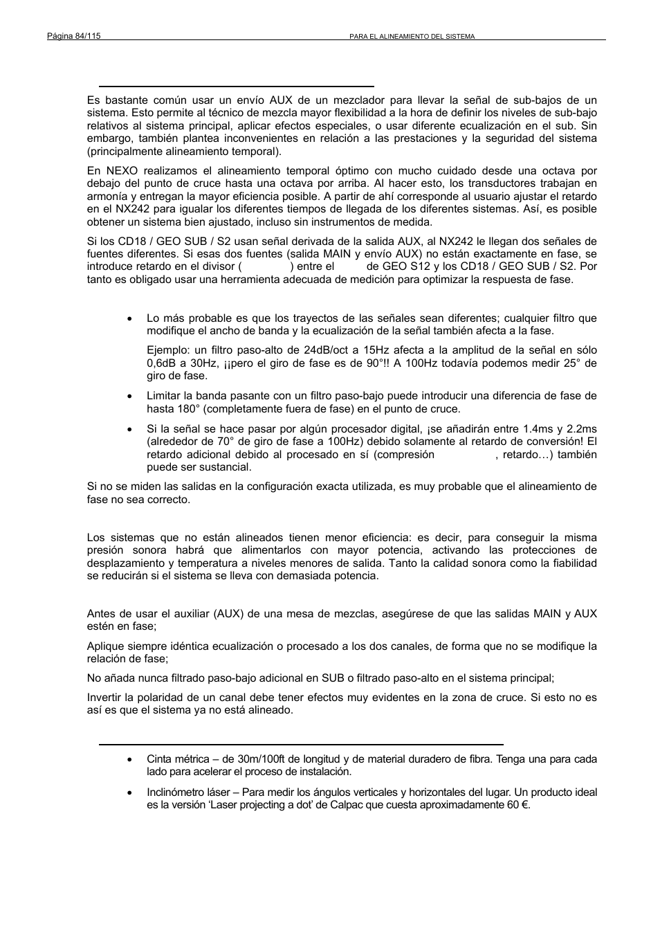 3 geo subs por envío auxiliar del mezclador | Nexo GEO S12 User Manual | Page 84 / 115