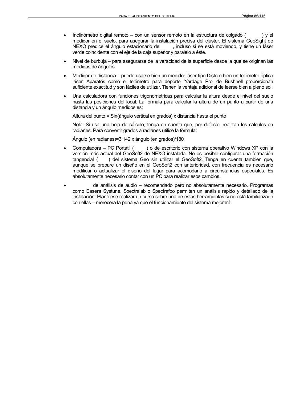 Nexo GEO S12 User Manual | Page 85 / 115