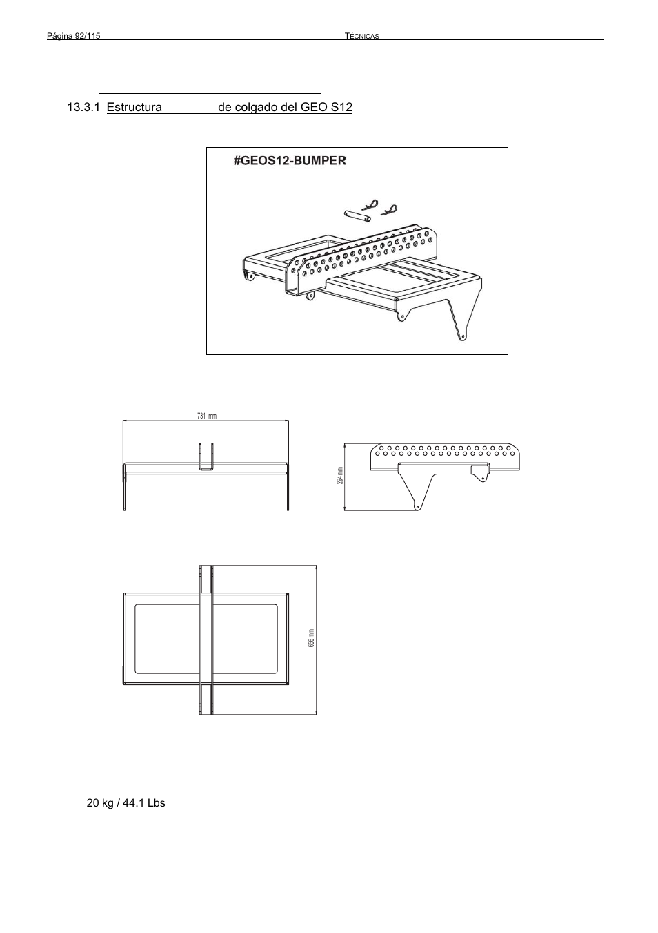 3 accesorios para giras del geo s12 | Nexo GEO S12 User Manual | Page 92 / 115