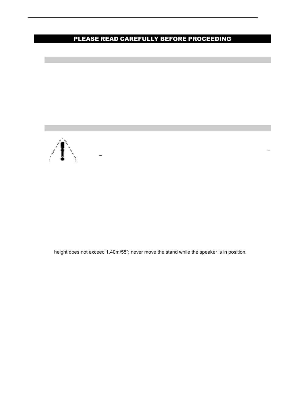 Please read carefully before proceeding, Please, Read | Carefully, Before, Proceeding | Nexo LS18 User Manual | Page 3 / 103