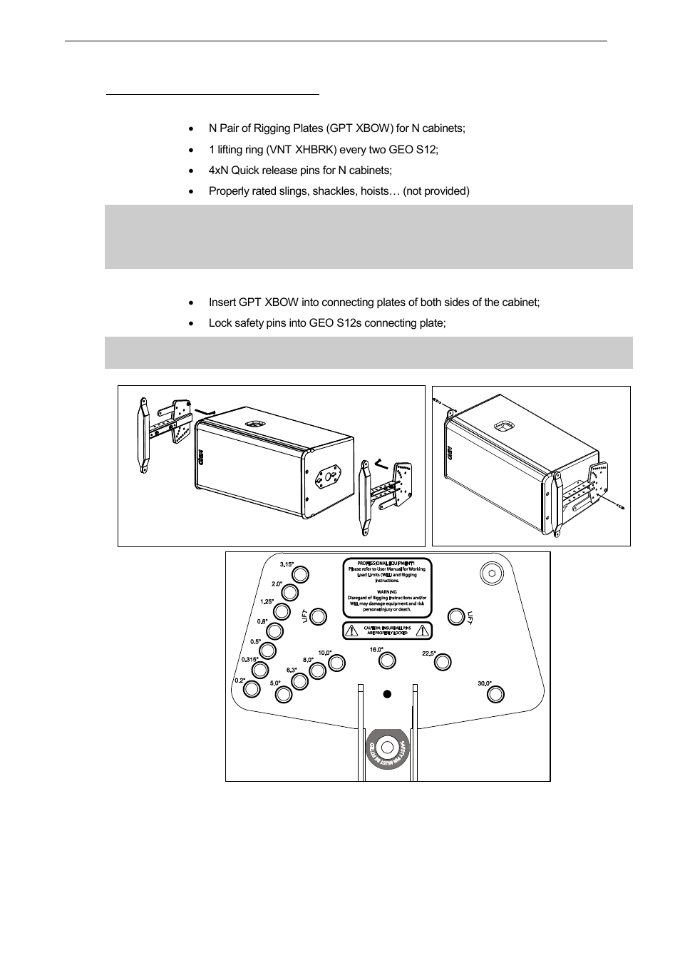 7 two or more geo s12 flown vertically, Required items, Procedure | Nexo LS18 User Manual | Page 55 / 103