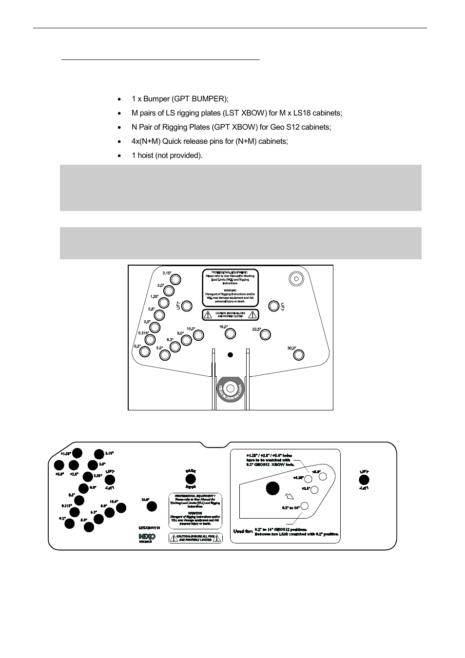 Required items | Nexo LS18 User Manual | Page 58 / 103