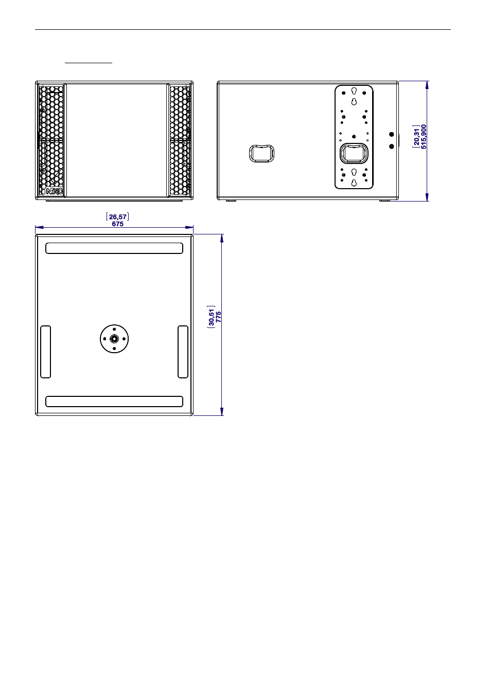 2 dimensions | Nexo LS18 User Manual | Page 74 / 103