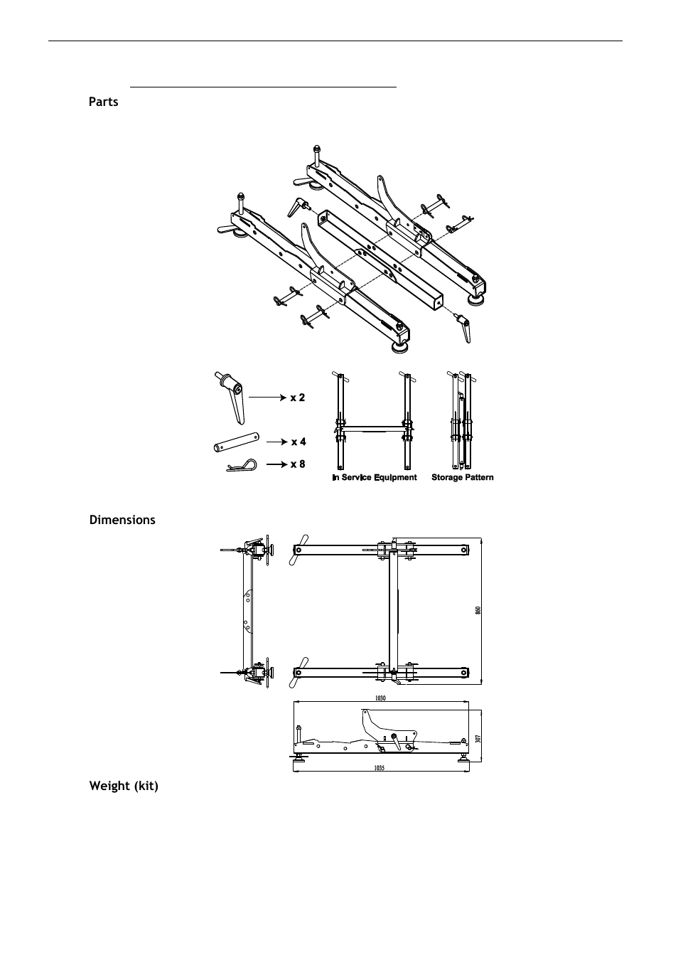 10 ground stacking device for up to 6 geo s1210, Parts | Nexo LS18 User Manual | Page 88 / 103