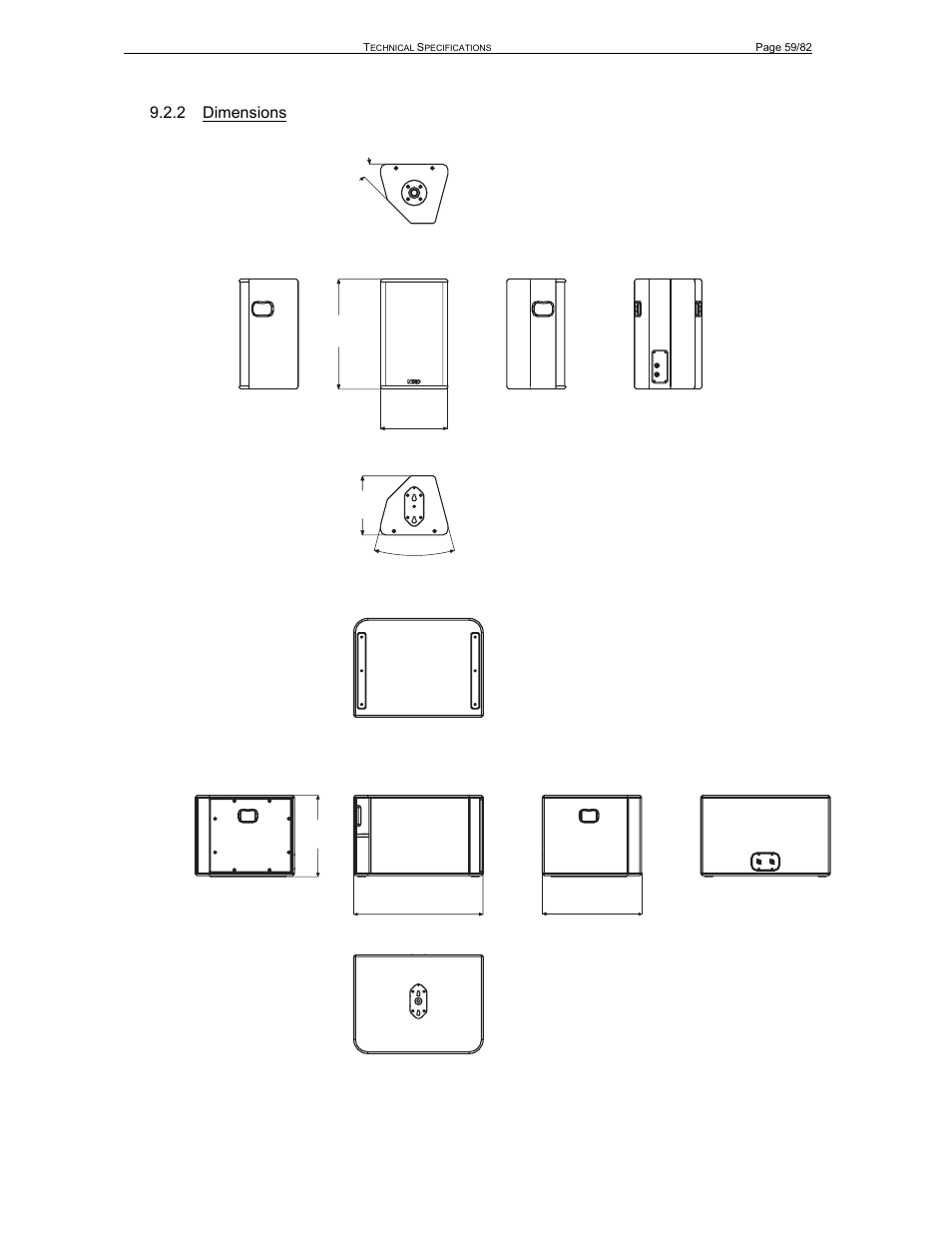 2 dimensions | Nexo PS-R2 User Manual | Page 59 / 82