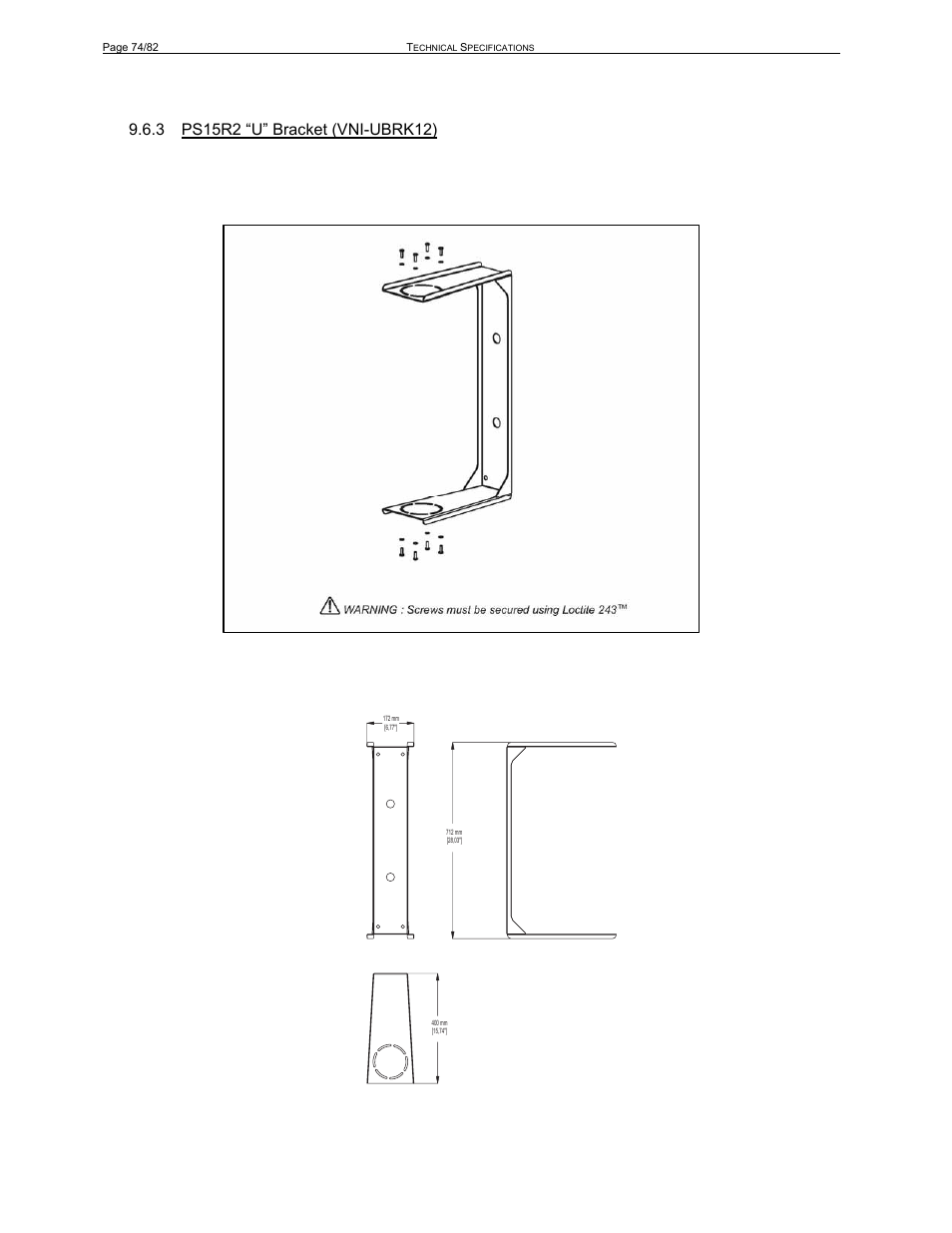 Dimensions | Nexo PS-R2 User Manual | Page 74 / 82