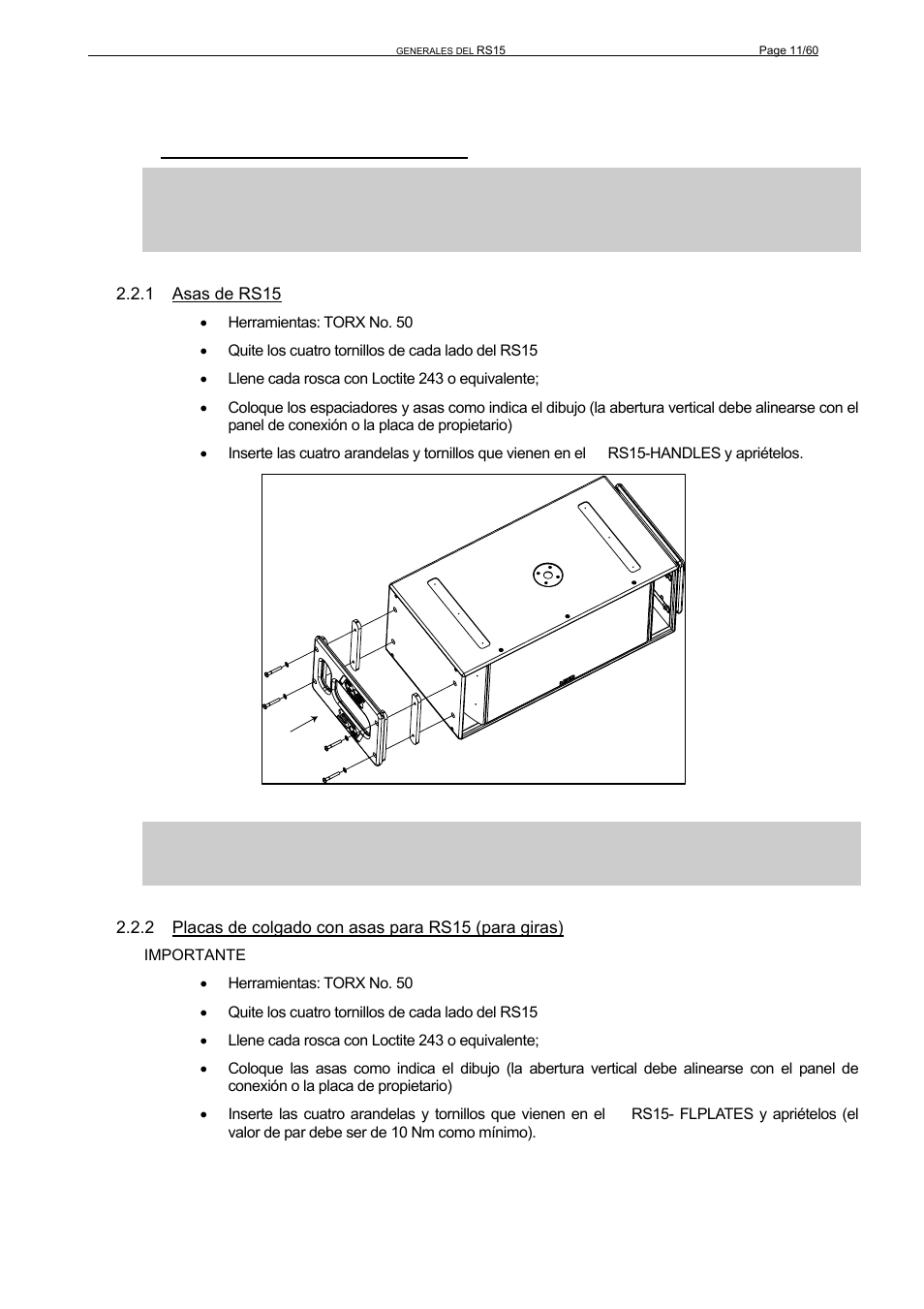 2 accesorios opcionales de montaje | Nexo RS User Manual | Page 11 / 60