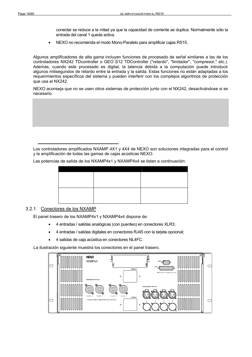 2 rs15 y los controladores nxamp | Nexo RS User Manual | Page 18 / 60