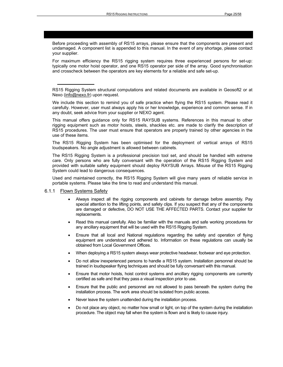 Nexo RS User Manual | Page 25 / 58