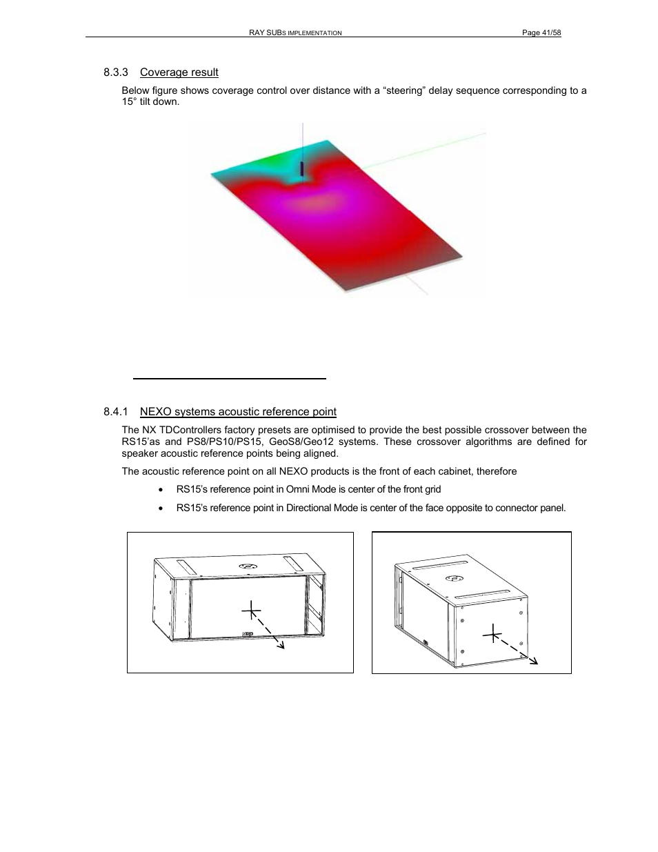 4 aligning rs15s with main system | Nexo RS User Manual | Page 41 / 58