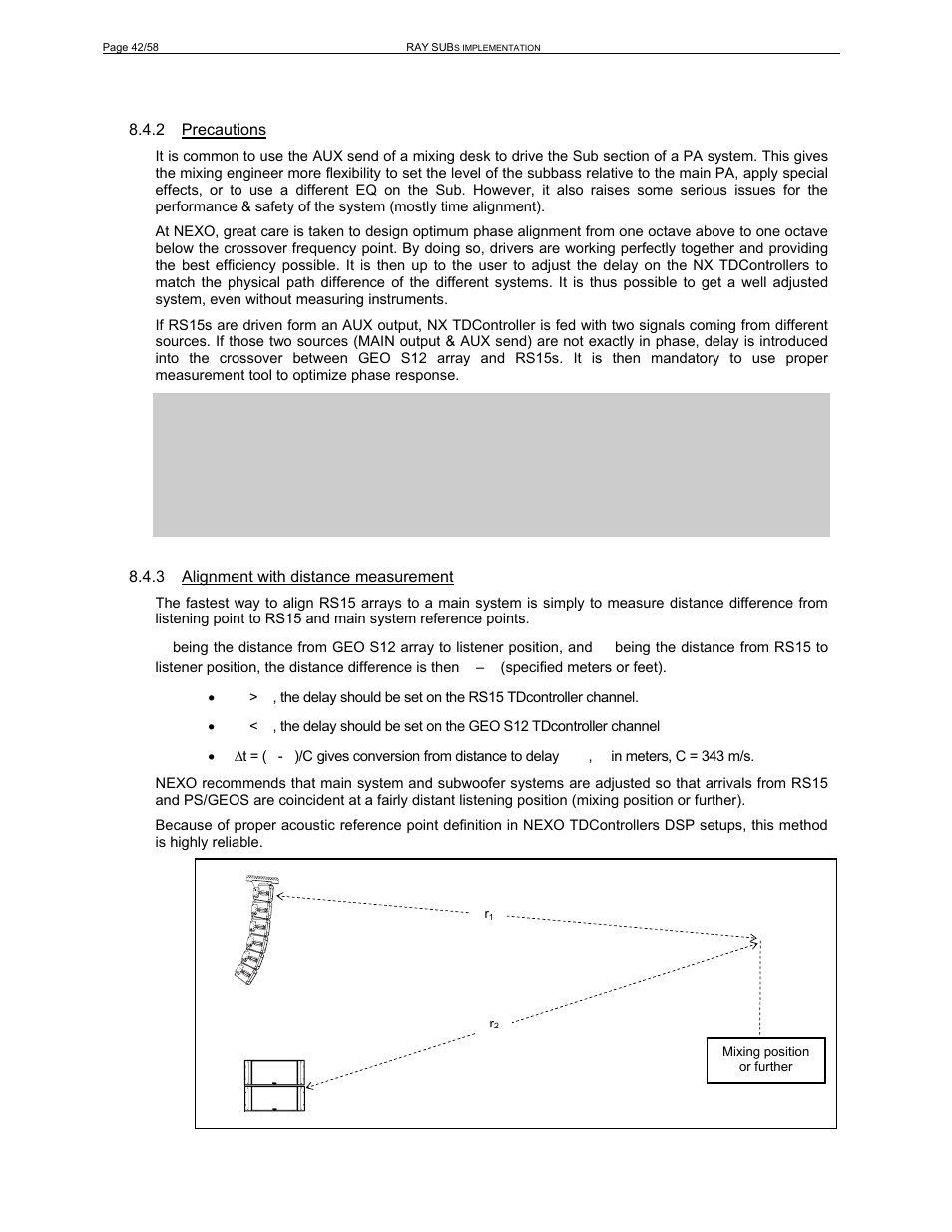 Nexo RS User Manual | Page 42 / 58