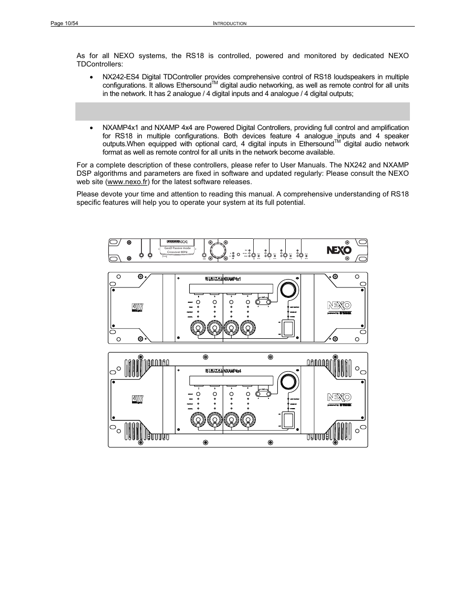 Nexo RS User Manual | Page 10 / 54