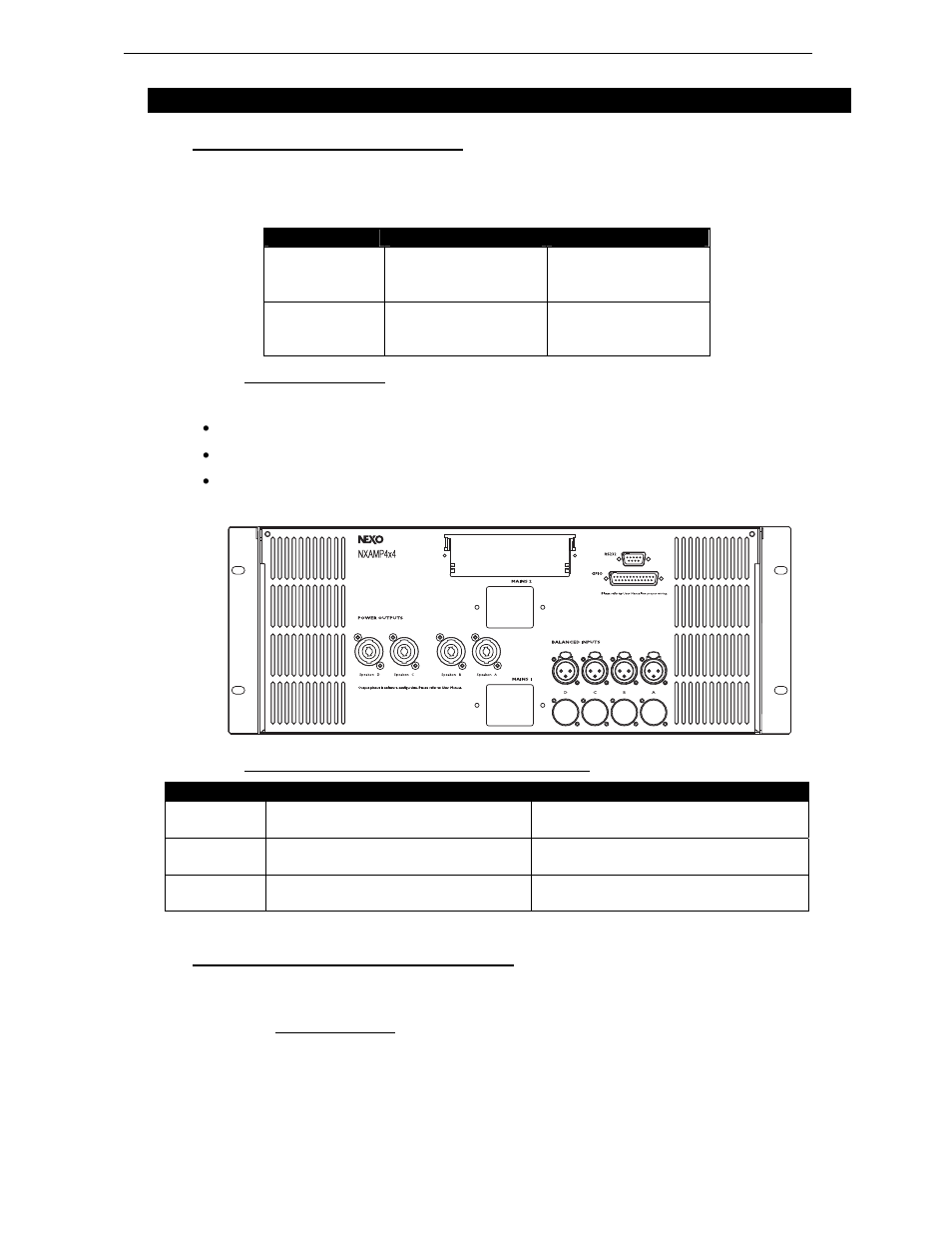 3 nexo, Rs18, 1 rs18 and nxamp tdcontrollers | 2 rs18 setups on nxamp tdcontrollers, 1 nxamp connectors, 2 rs18 and nxamp recommended configurations | Nexo RS User Manual | Page 21 / 54