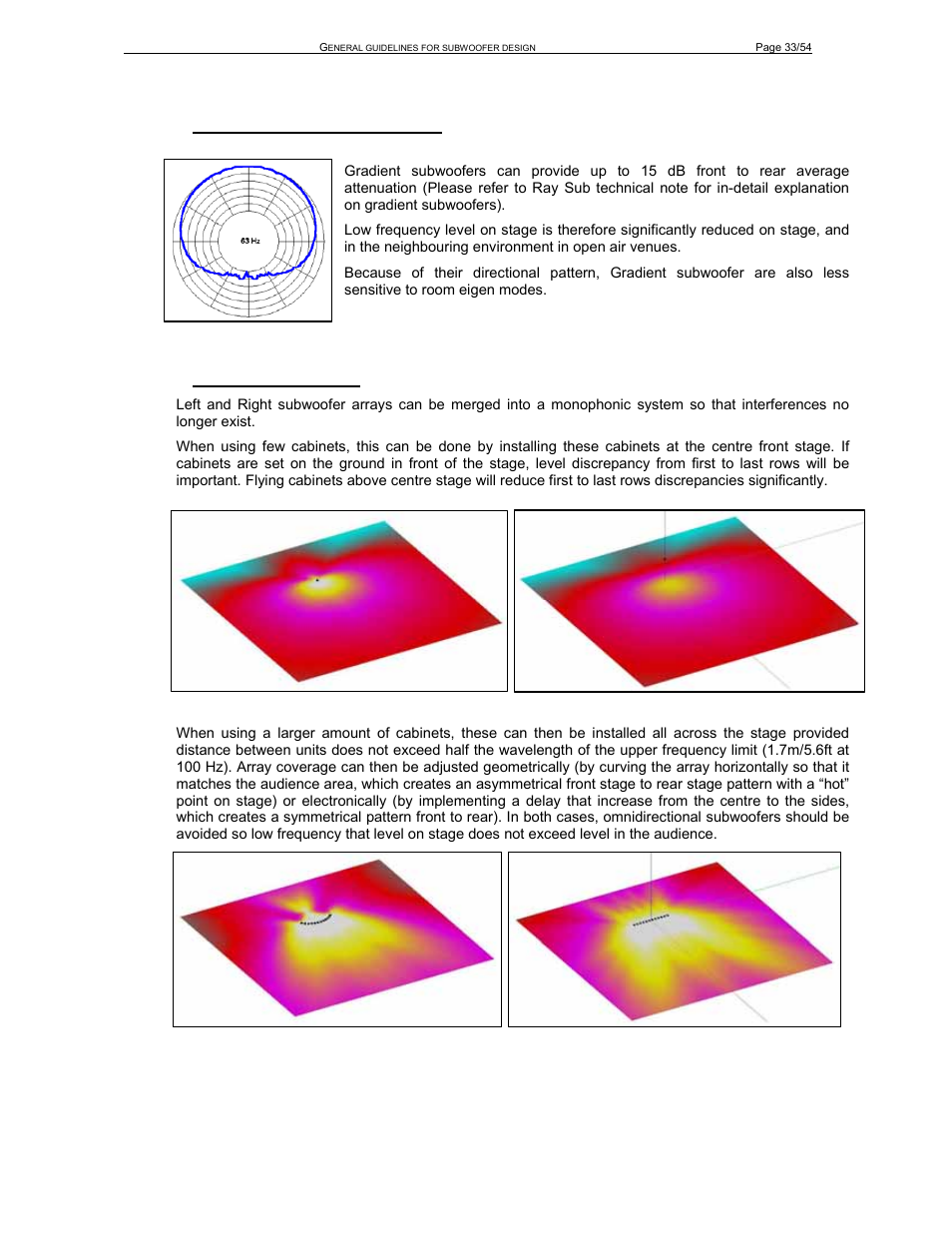 2 gradient subwoofers benefits, 3 monophonic design | Nexo RS User Manual | Page 33 / 54