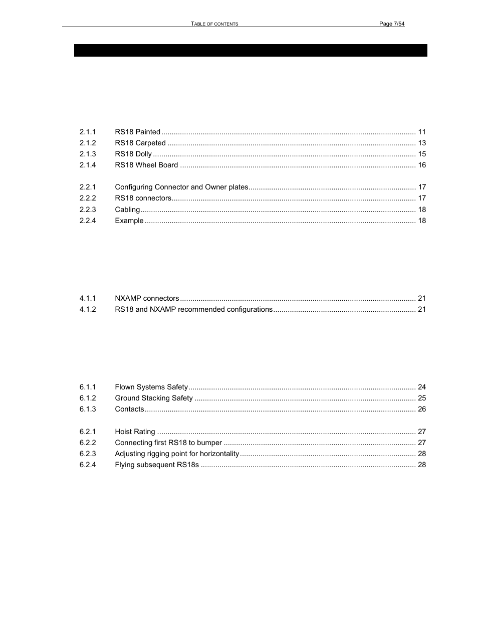 Nexo RS User Manual | Page 7 / 54