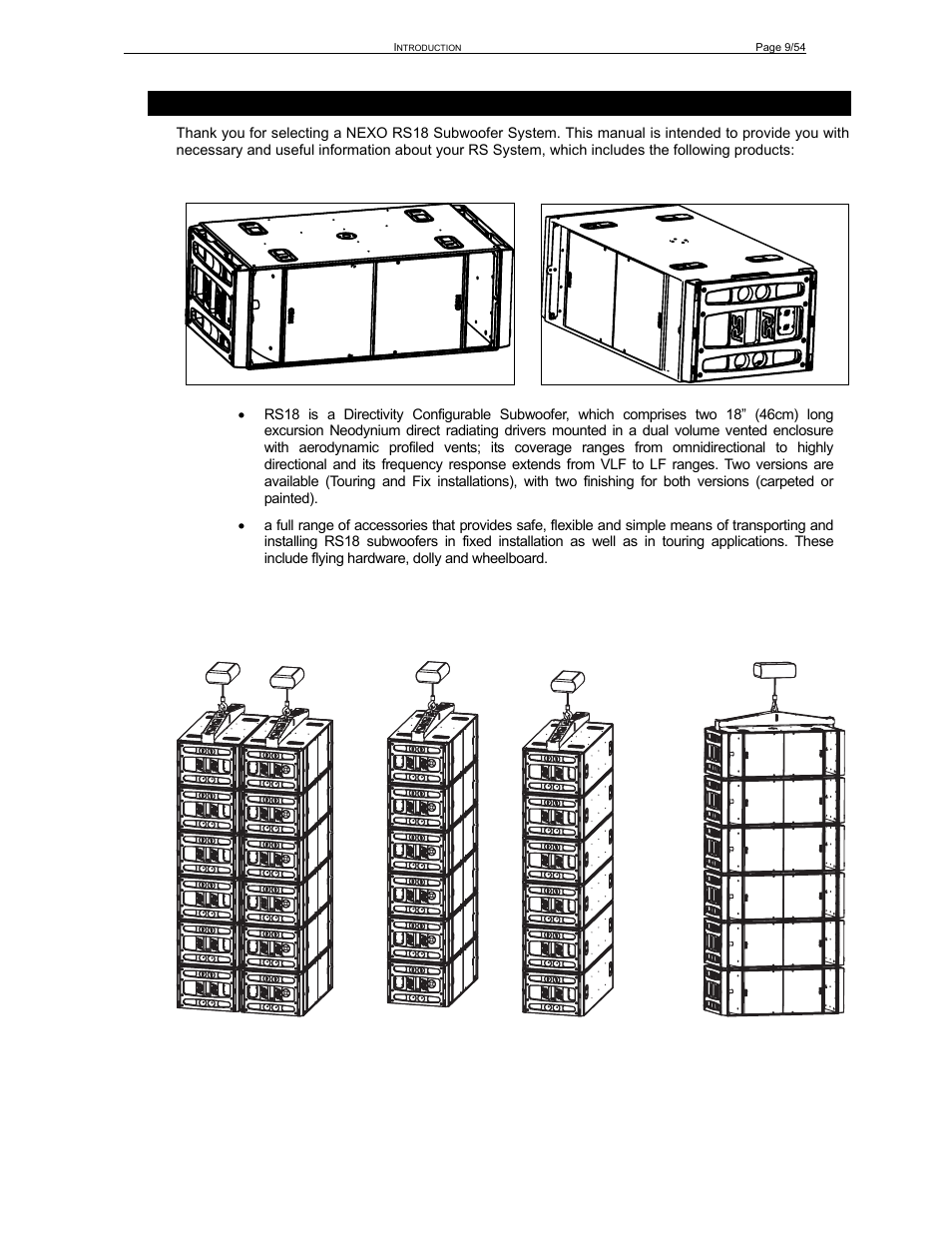 Nexo RS User Manual | Page 9 / 54