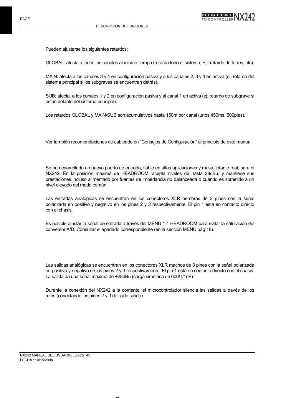 Nexo NXAMP User Manual | Page 16 / 38