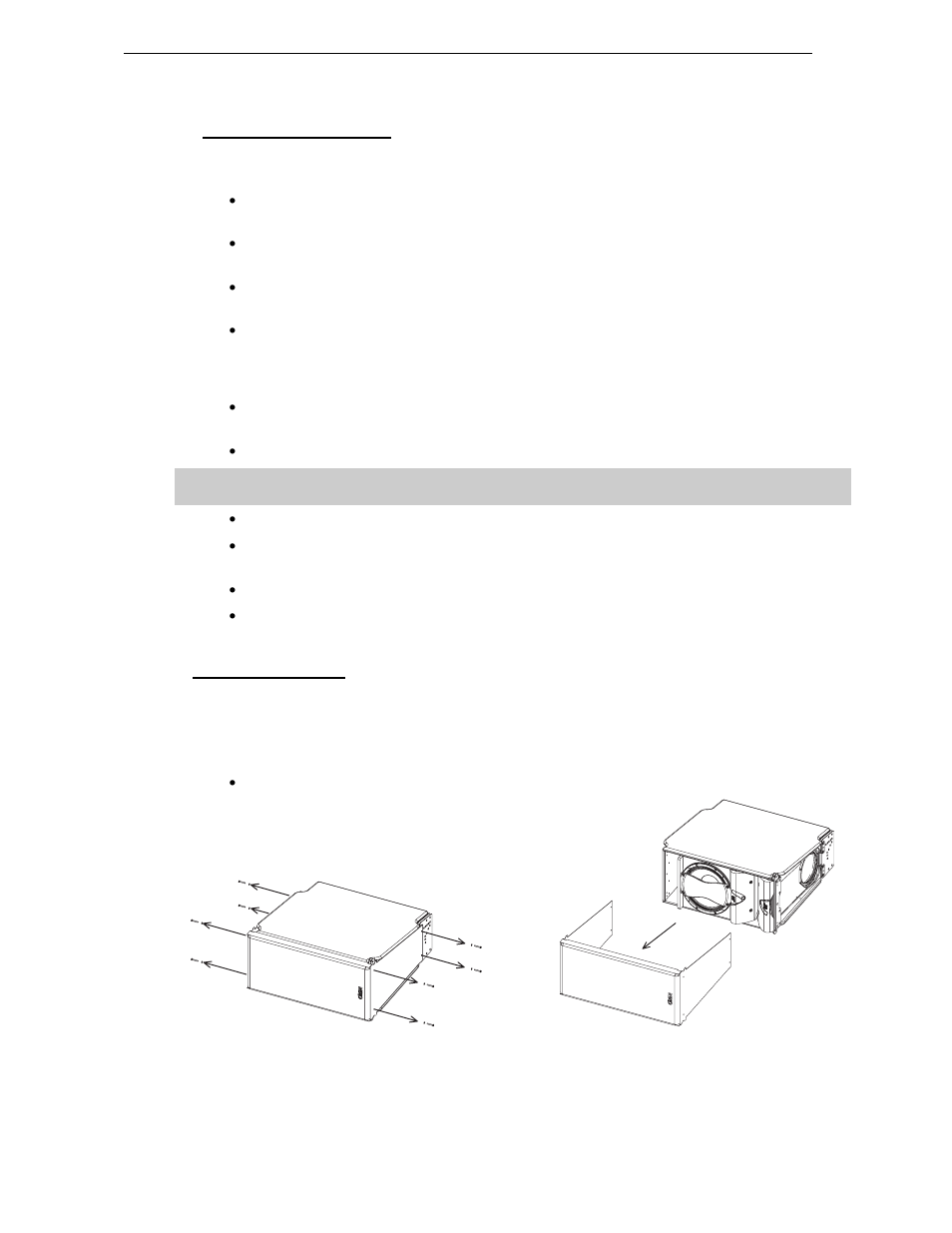 8 fixed installations | Nexo GEO D User Manual | Page 65 / 94
