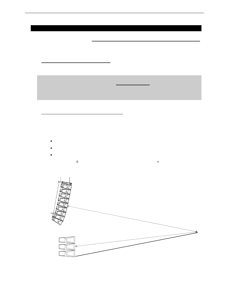 1 geo sub – geo d cluster design, 2 stacked geo sub’s and flown geo d’s | Nexo GEO D User Manual | Page 72 / 94