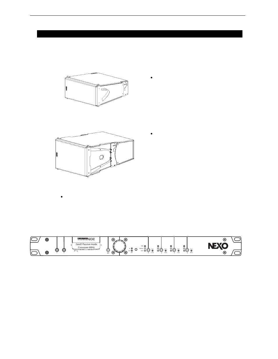 Nexo GEO D User Manual | Page 8 / 94