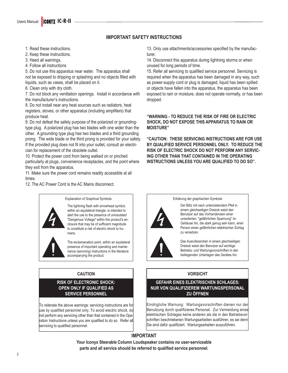 Ic-r-ii | Renkus-Heinz IC32-R-II User Manual | Page 2 / 80
