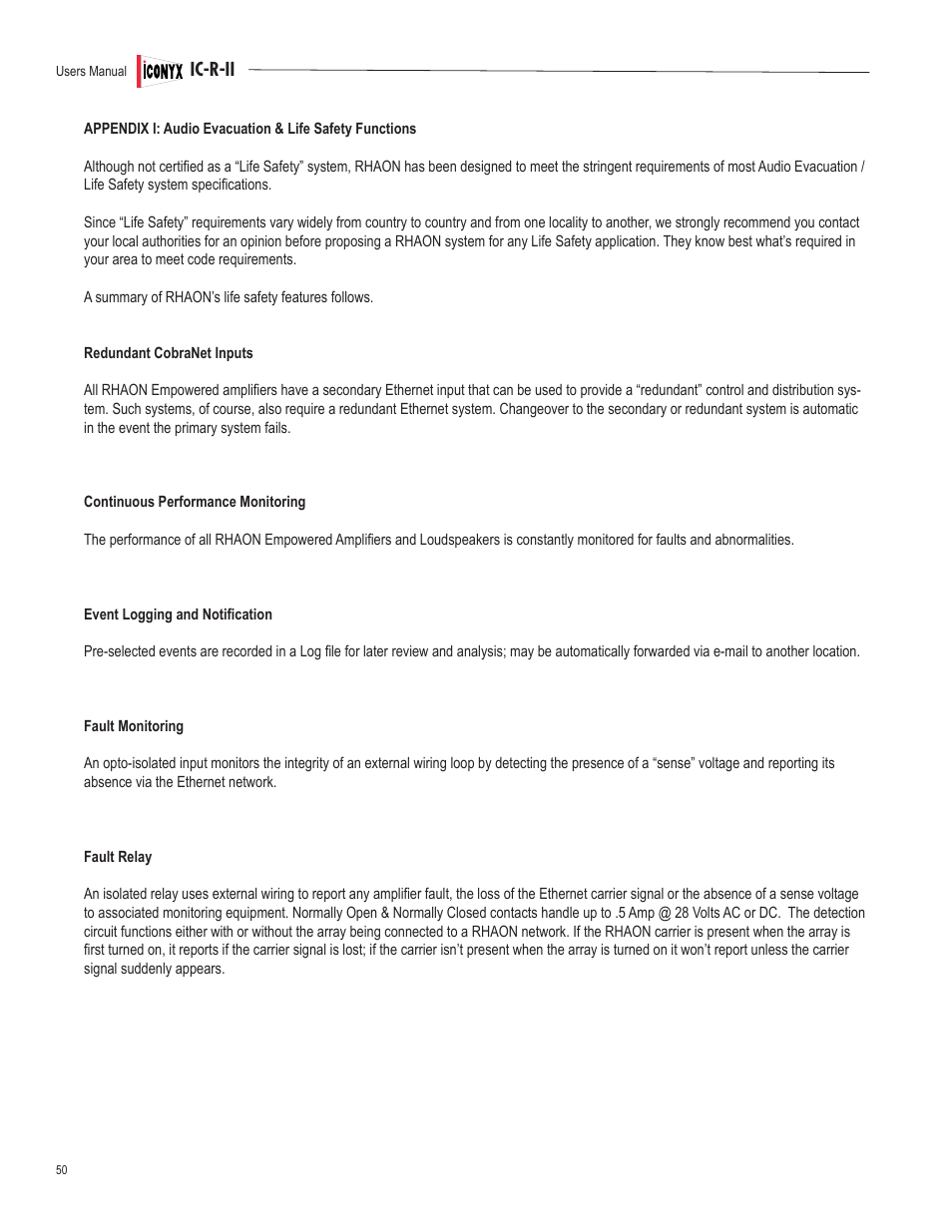 Renkus-Heinz IC32-R-II User Manual | Page 50 / 80