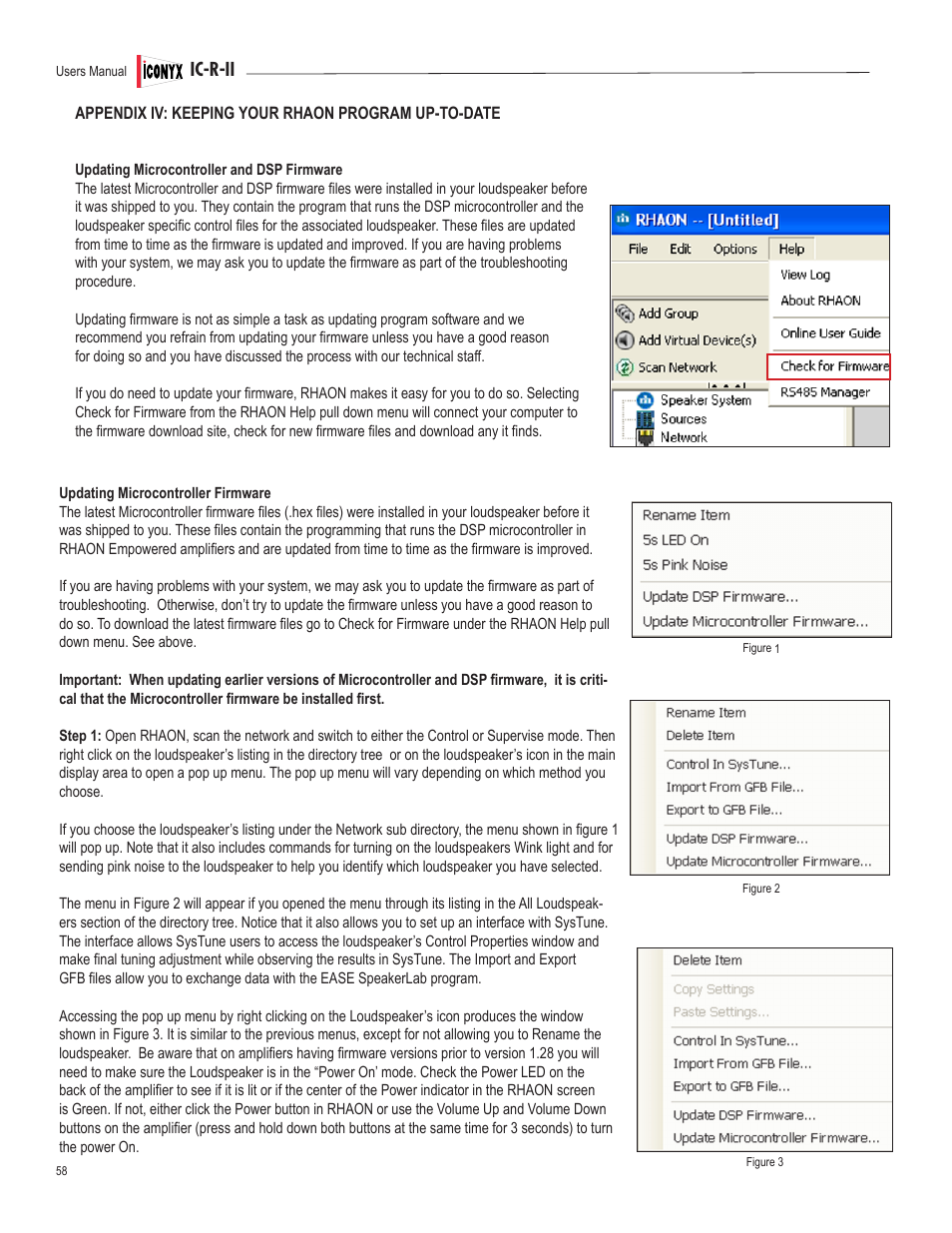 Renkus-Heinz IC32-R-II User Manual | Page 58 / 80