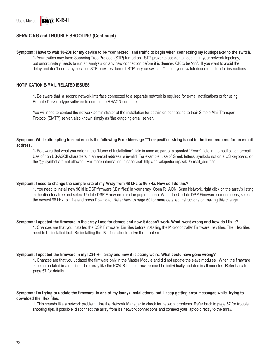 Renkus-Heinz IC32-R-II User Manual | Page 72 / 80