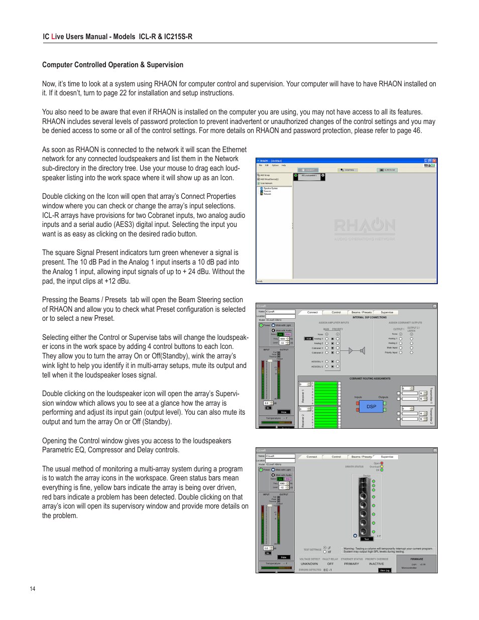 Renkus-Heinz ICL-R User Manual | Page 14 / 72
