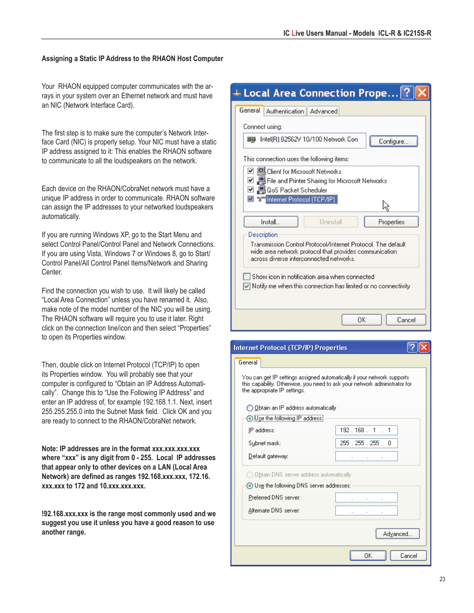 Renkus-Heinz ICL-R User Manual | Page 23 / 72