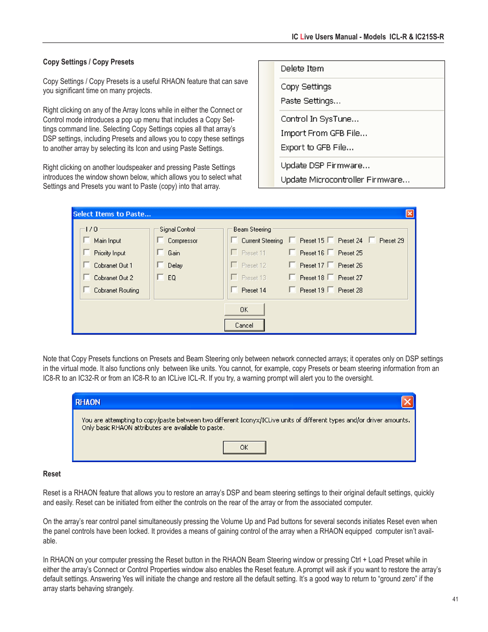 Renkus-Heinz ICL-R User Manual | Page 41 / 72