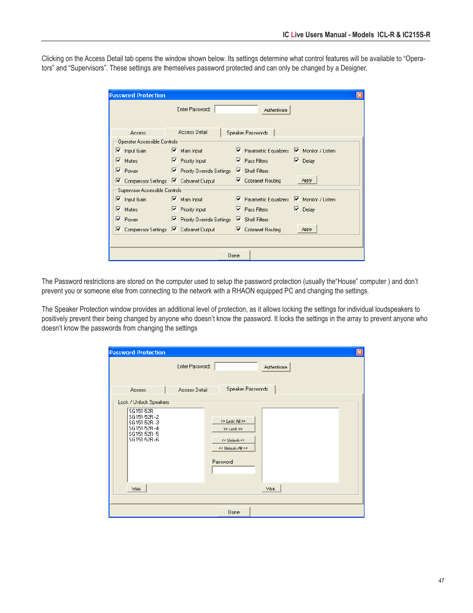 Renkus-Heinz ICL-R User Manual | Page 47 / 72