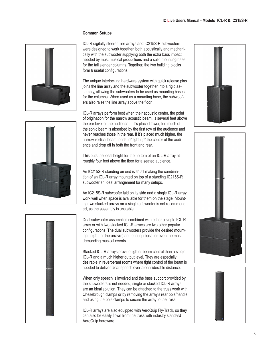 Renkus-Heinz ICL-R User Manual | Page 5 / 72