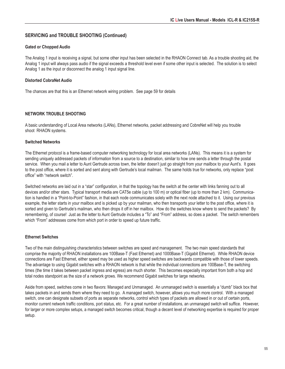 Renkus-Heinz ICL-R User Manual | Page 55 / 72
