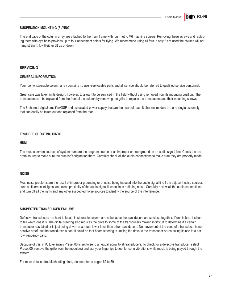 Renkus-Heinz ICL-FR User Manual | Page 47 / 78