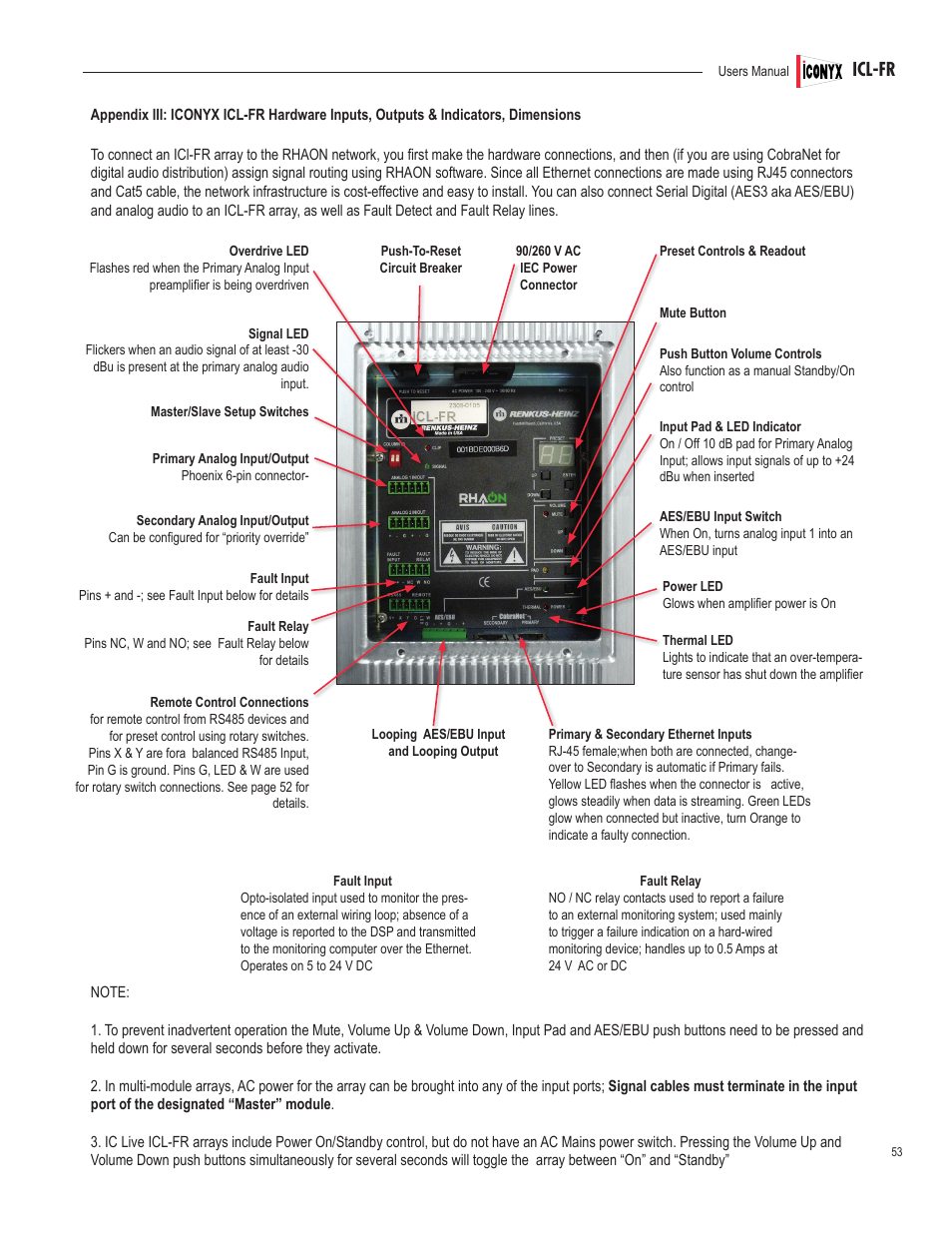 Icl-fr | Renkus-Heinz ICL-FR User Manual | Page 53 / 78