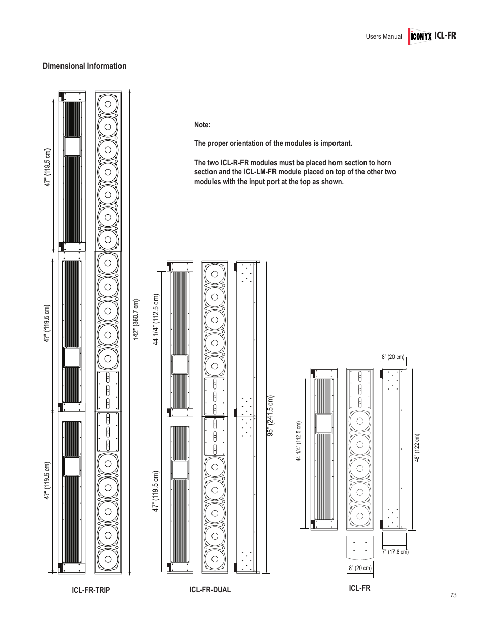 Icl-fr | Renkus-Heinz ICL-FR User Manual | Page 73 / 78