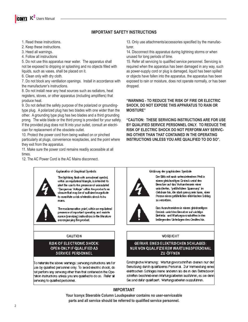 Renkus-Heinz IC2-FR User Manual | Page 2 / 91