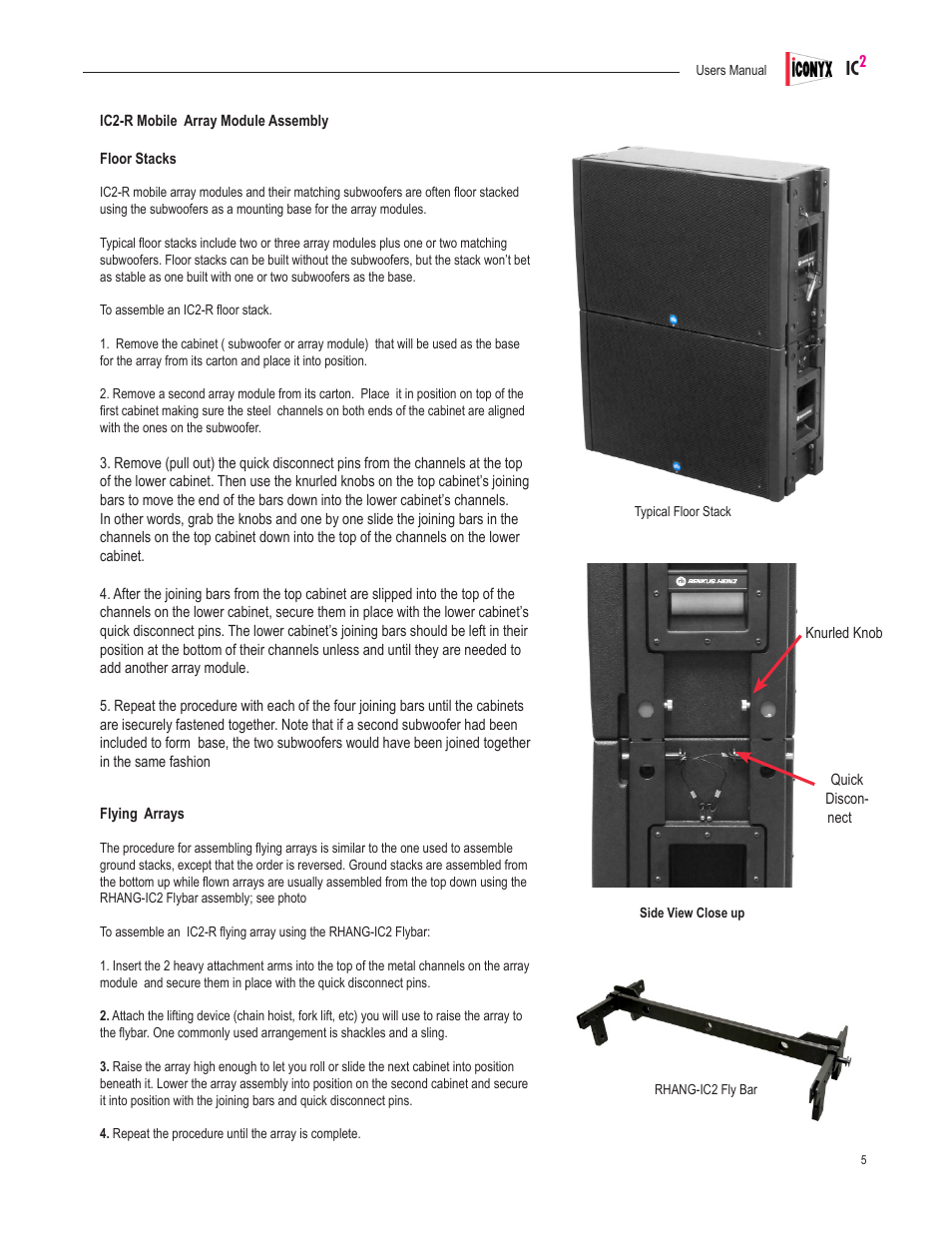 Renkus-Heinz IC2-FR User Manual | Page 5 / 91
