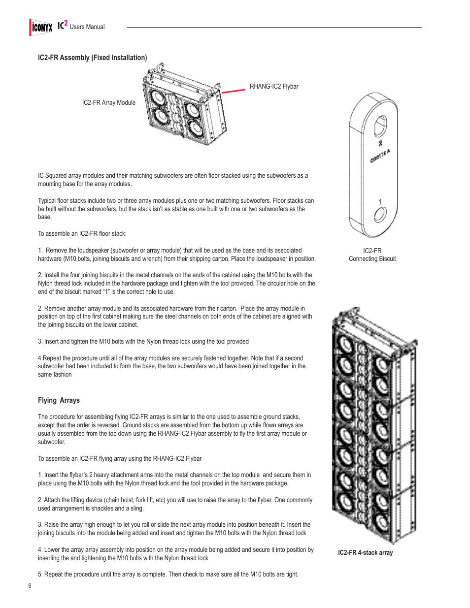 Renkus-Heinz IC2-FR User Manual | Page 6 / 91