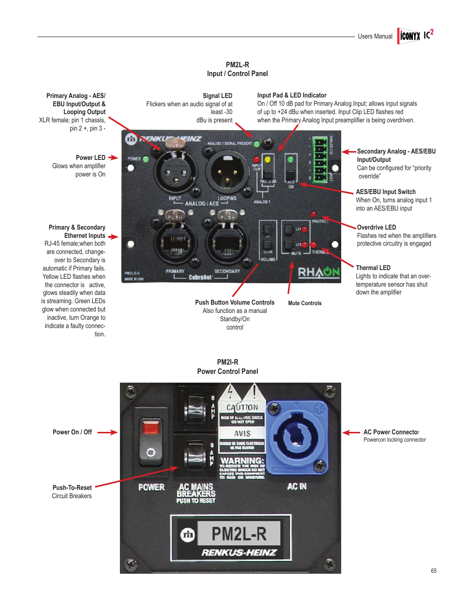 Renkus-Heinz IC2-FR User Manual | Page 65 / 91