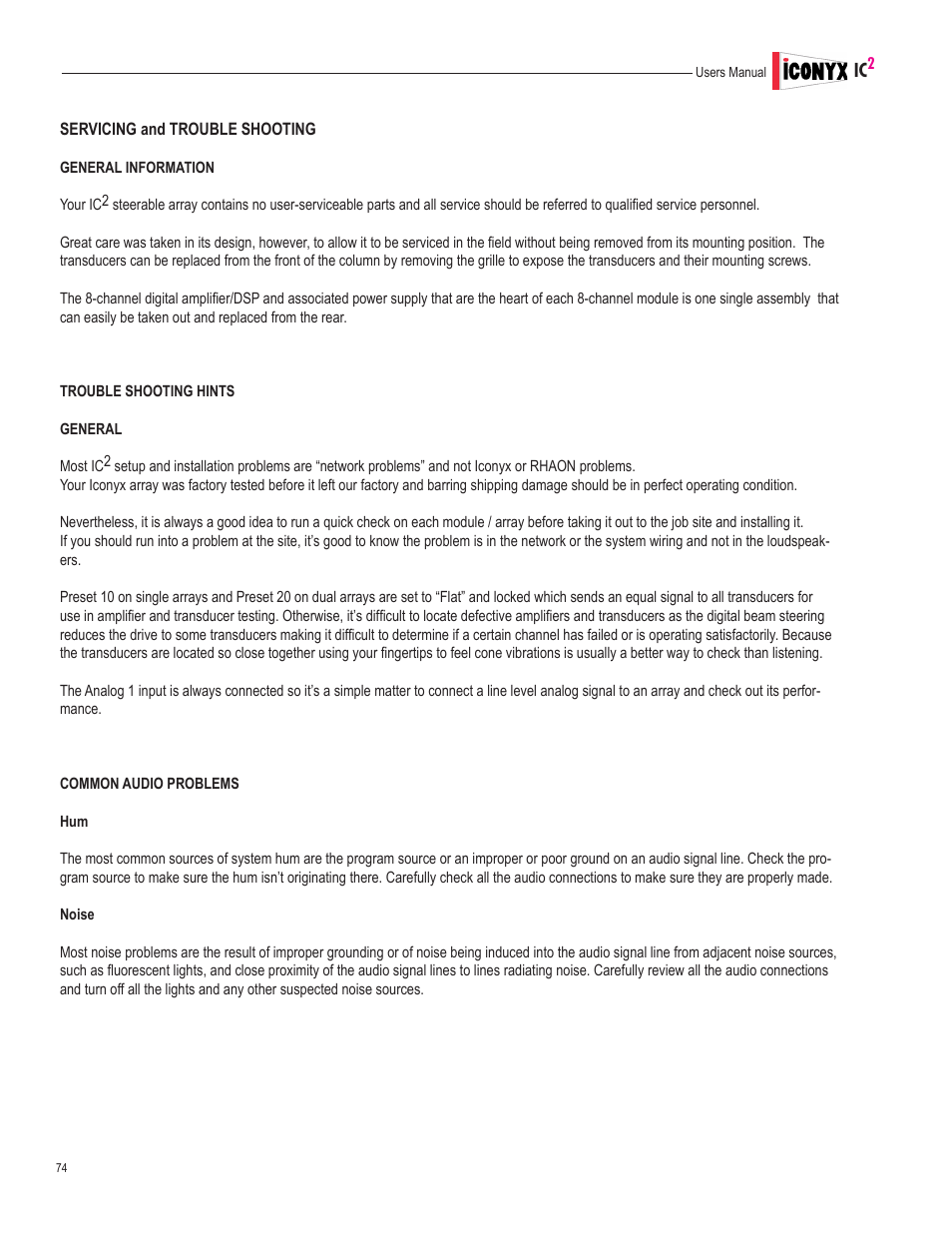 Renkus-Heinz IC2-FR User Manual | Page 74 / 91